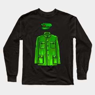 Chairman Mao Suit and Hat Long Sleeve T-Shirt